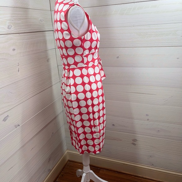 Kim Rogers Geranium Valentino Dot Dress 8 FREE SHIP - Picture 2 of 4